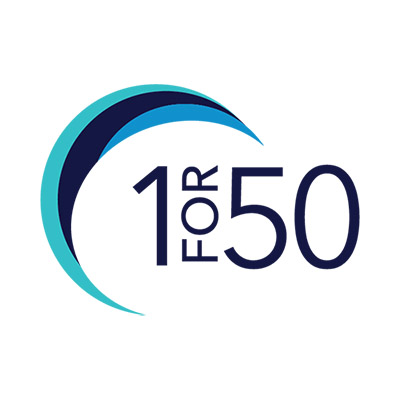 1for50 logo
